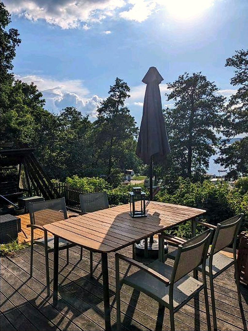 Terrasse mit Blick auf den Schwielowsee